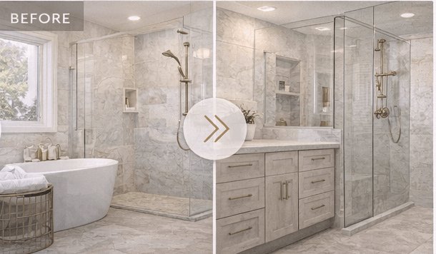 Before bathroom remodel